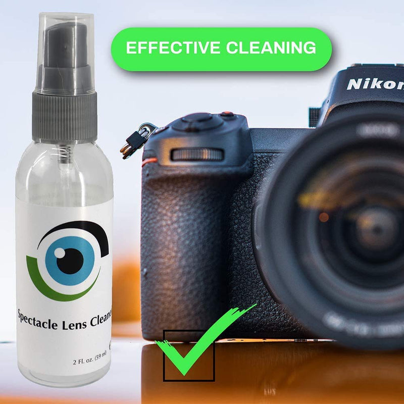 Lens Cleaner 1 x 59ml, 1 Fl oz Bottle Eyeglasses, Glasses, Cameras and Other Lenses - Alcohol Free Cleaning Solution Spray Suitable for All Coatings by Sports World Vision - NewNest Australia