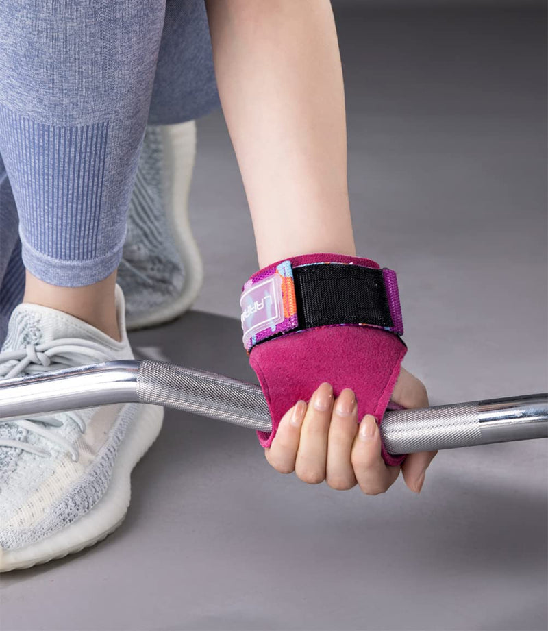 Premium Weight Lifting Wrist Hooks Straps for Maximum Grip Support - Deadlift Gloves and Grip Pads Alternative in Fitness Gym Power Training Like Pull Up Deadlifting & Shrugs rose - NewNest Australia