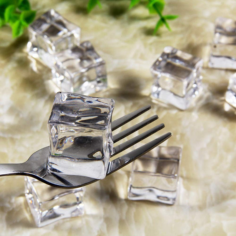 Anyumocz 50 Pcs 20mm Clear Fake Ice Acrylic Decorative Ice Cubes Display for Home Decoration Wedding Centerpiece Vase Fillers,Photography Props&Kitchen Decoration - NewNest Australia