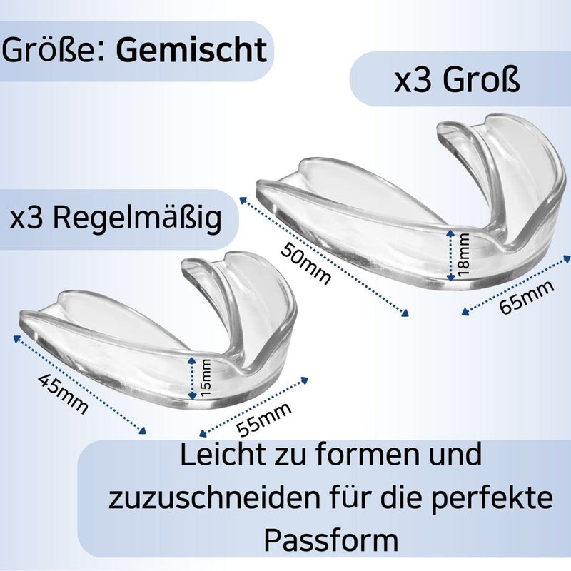 Runesol Teeth Grinding Splint, 4 X Mixed Pack, Teeth Splint Grinding, Grinding Splint For Night, Bite Splint For Bruxism, Mouth Guard, Splint, Snoring Splint - NewNest Australia