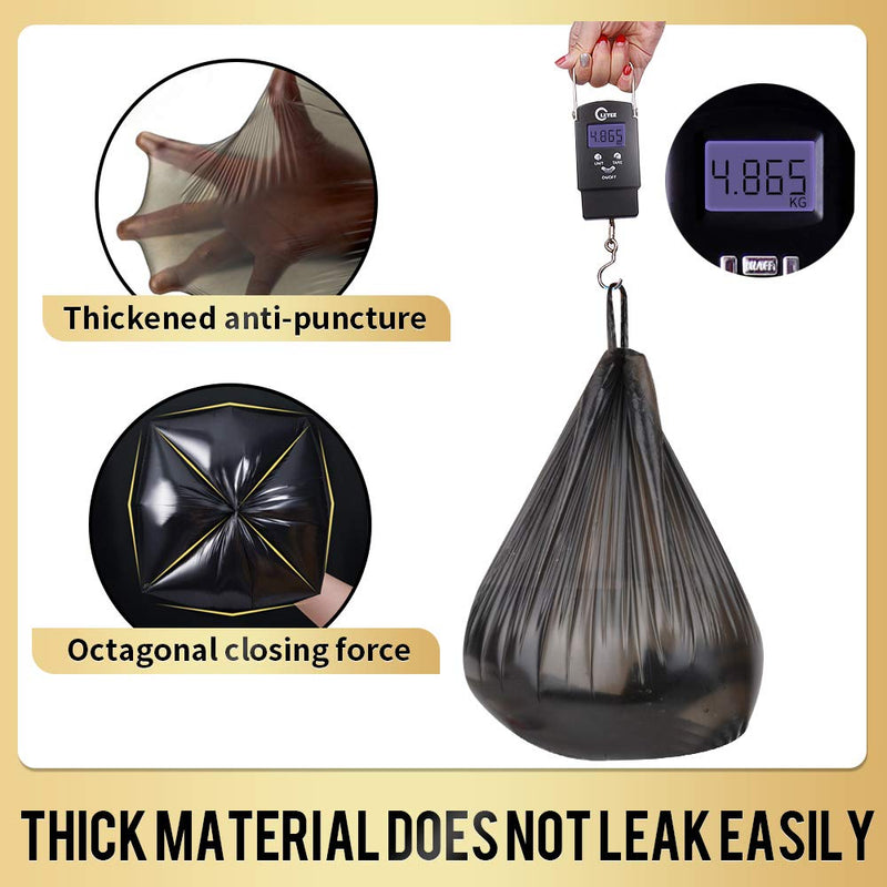 Small Trash Bags 240 Count Garbage Bags SWIHELP Waste Basket Liners for Bathroom, Kitchen ,Bedroom, Office Pet Car 15 Liter Trash Can 4 Gallon 240Counts / Mixed - NewNest Australia