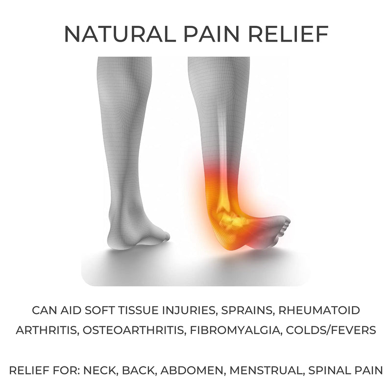 TDP Moxa Warming Stimulator | 33 Essential Minerals | Self-Activating Heat Plaster: 12 Hours of Heat | Hypoallergenic Adhesive Plaster | Pain Relief & Muscle Comfort | Natural Ingredients | 5 Plasters - NewNest Australia