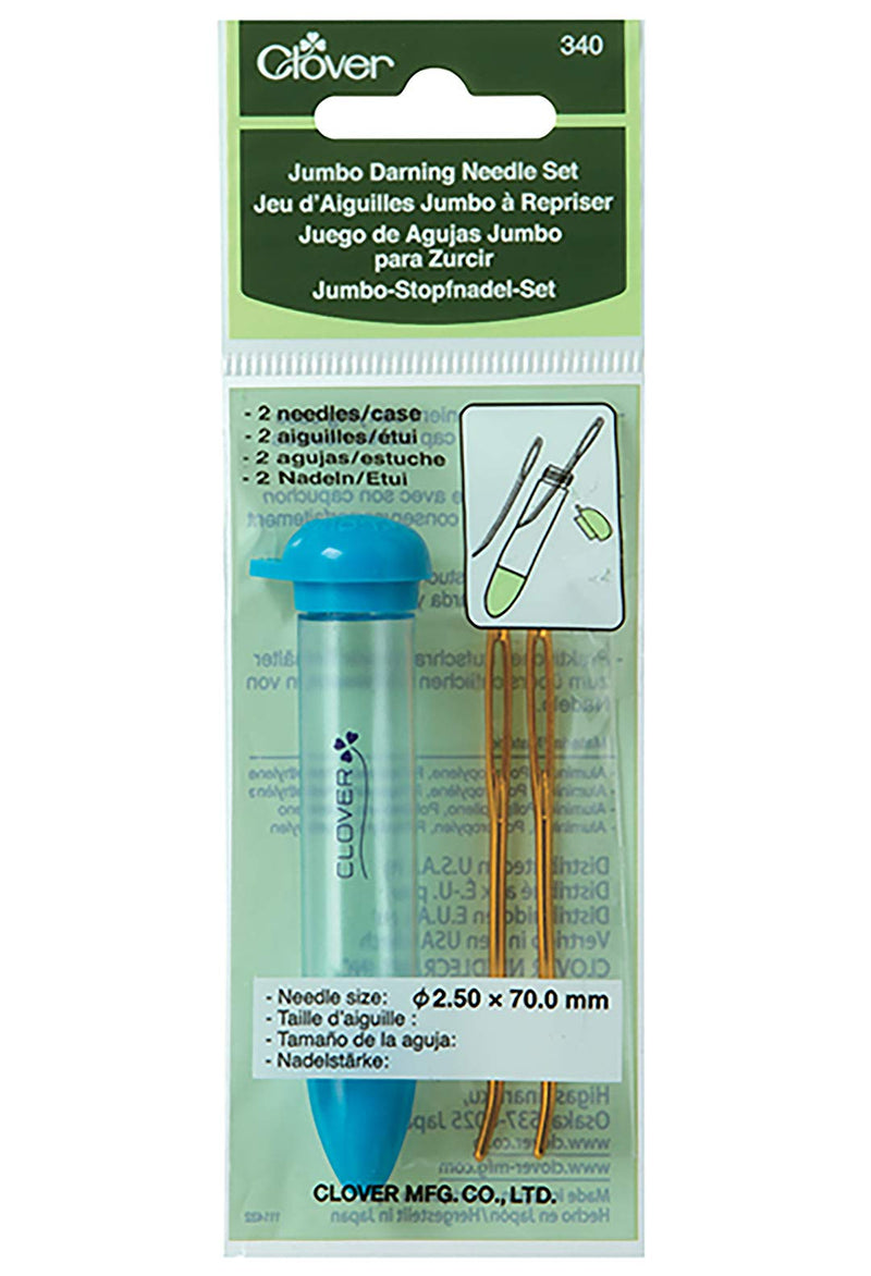 Clover Chibi with Jumbo darning Needle Set, 6.2" Height x 2.1" Length x 0.8" Width, Multicolor - NewNest Australia