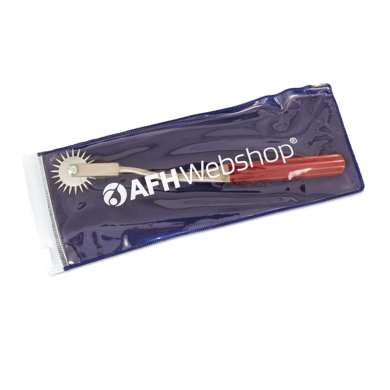 serrated wheel | nerve wheel | Needle wheel | Wartenberg | Sensitivity test | Neurotest | STAINLESS STEEL | color metallic | red - NewNest Australia