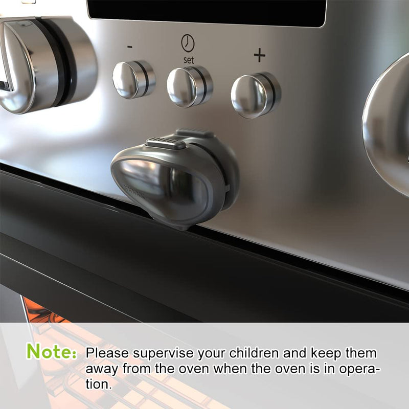 SAFELON 1 Pcs Child Safety Oven Lock, Kitchen Safety Oven Door Lock for Babies & Toddlers (Black) Black - NewNest Australia