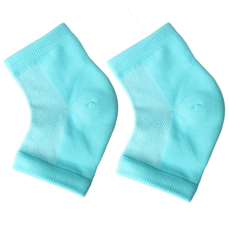 Pengxiaomei Soft Heel Socks,Ventilate Foot Spa Moisturizing Gel Beauty Socks Moisturising Socks for Dry Hard Cracked Skin(Blue) - NewNest Australia