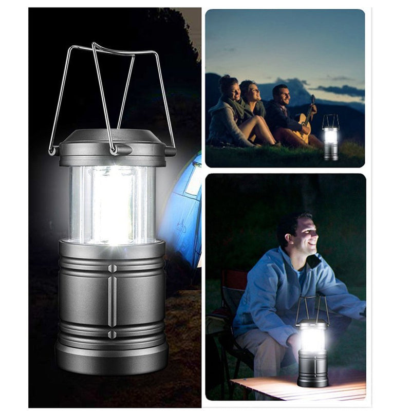 2 Pack Collapsible Camping Lantern with Magnetic Base Ultra Bright COB LED Lanterns for Hurricanes,Camping Hiking Power Outage - NewNest Australia