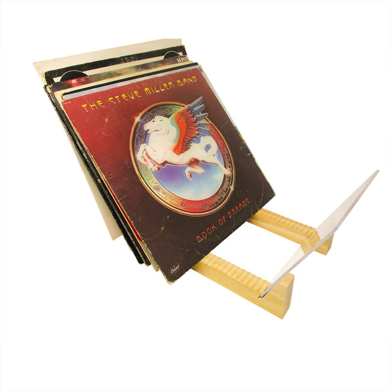 NewNest Australia - Trademark Innovations Vinyl Record Album Storage Holder Stand 