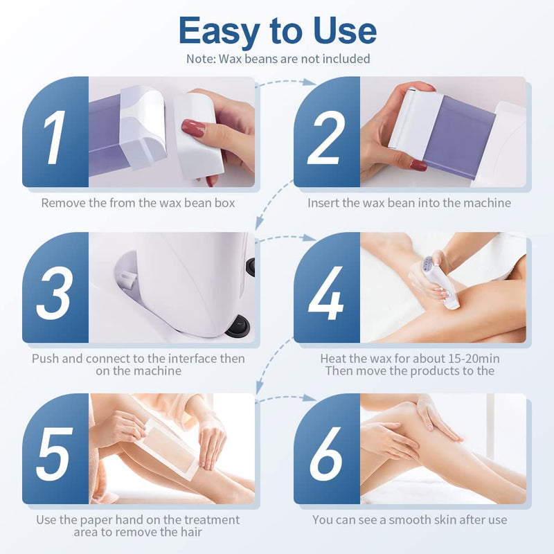 Wax Warmer, Electric Wax Heater, Wax Heater, Double Hair Removal Roller, Wax Warmer Machine For Hair Removal On Wax Heating For Women And Men, Mother'S Day Gift - NewNest Australia