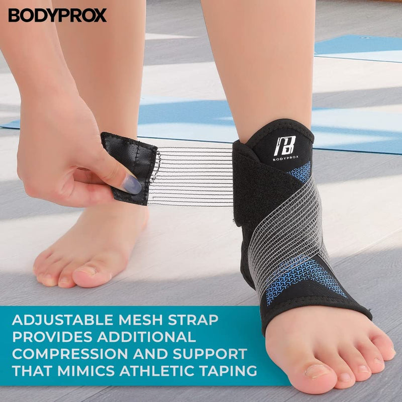 Ankle Brace for Women and Men, Ankle Support with Adjustable Compression Strap for Sprained Ankle, Injury Recovery and More! (Small) S (Pack of 1) - NewNest Australia