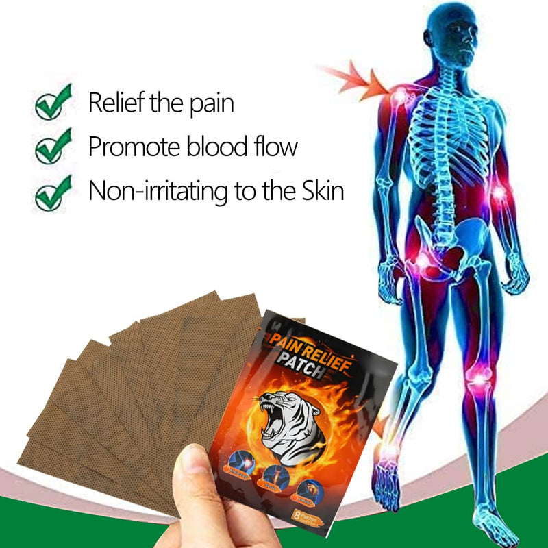 Pain Relief Patches 80 Pieces Muscle Soreness Relief Patches For Sports Elderly Joint Pain Relief Adhesive Plasters Muscle Balm Plaster Sticker For Knee Lumbar Arm Neck - NewNest Australia