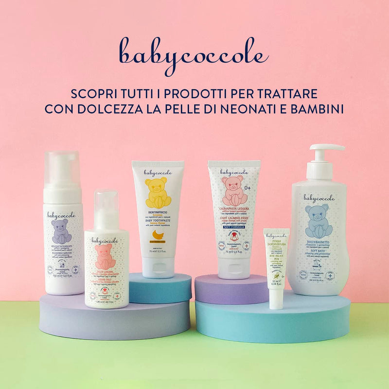 Baby coccole set of 3, liquid talc, no talc, prevents diaper redness, dries and refreshes the skin after bathing, naturally regulates sweating. 3 x 125ml - NewNest Australia