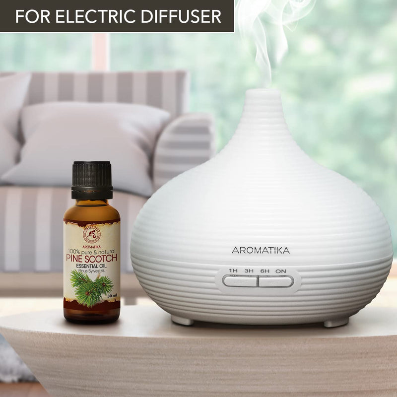 Pine Needle Oil Essential - Christmas Tree Fragrance - Pine Scotch 30 Ml - Pinus Sylvestris - Austria - 100% Natural - Fresh Needle Fragrance - Pine Oil For Wellness - Aromatherapy - Aroma Diffuser & - NewNest Australia