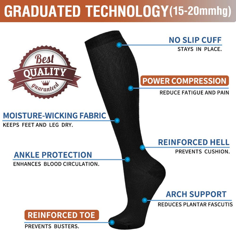 Compression Socks for Women and Men - Best Athletic,Circulation & Recovery¡­ Small-Medium Bq-10-1-1s / M - NewNest Australia