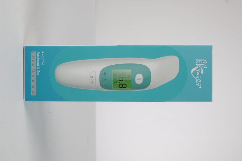 Infrared Digital Ear and Forehead Thermometer, KKmier Non Contact Medical Temperature Thermometer for Adults Children Baby and Object Surface High Temperature Alarm CE - NewNest Australia