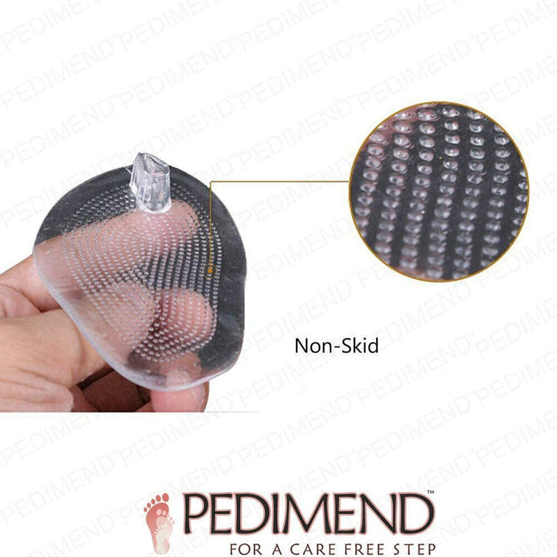 Pedimend Flip Flop Toe Thong Protectors Pads - 2 Pairs | Prevent Slipping Injury | Gel Toe Posts Cushion for Sandals | Insoles for Toe Post Sandals | Unisex Clear 4 Count (Pack of 1) - NewNest Australia