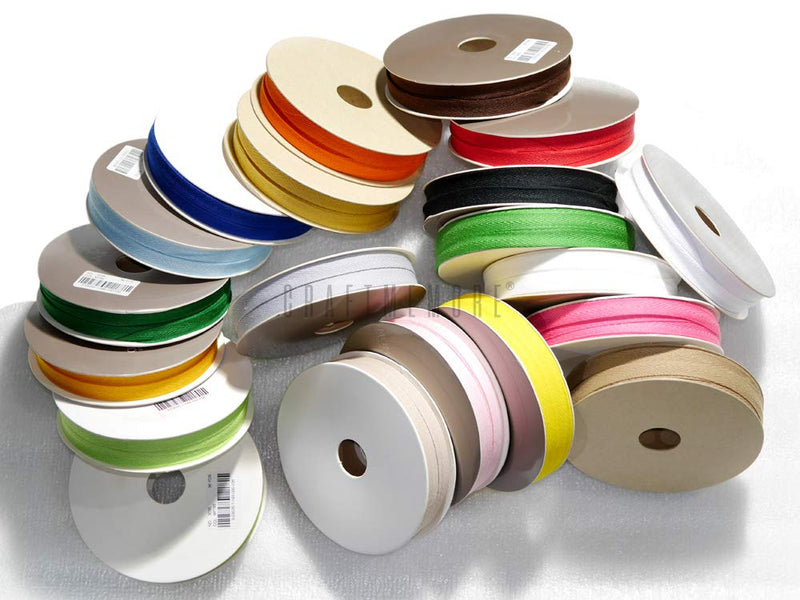 CRAFTMEMORE 3/4 Inch Twill Tape Fabric Ribbons Webbing Herringbone Twill Bias Binding Tape for Clothes Sewing Craft Trim Lace 36 Yards (MP10 Red) MP10 Red - NewNest Australia