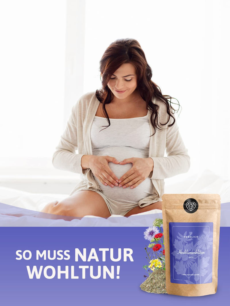 Hay Flowers - Hay Flower Flowers For Hay Flowers Sitting Bath Pregnancy - Hay Flower Bath, Bath Tea, Wrap And Pads - For Birth Preparation, Warm Nature (100 G) - NewNest Australia
