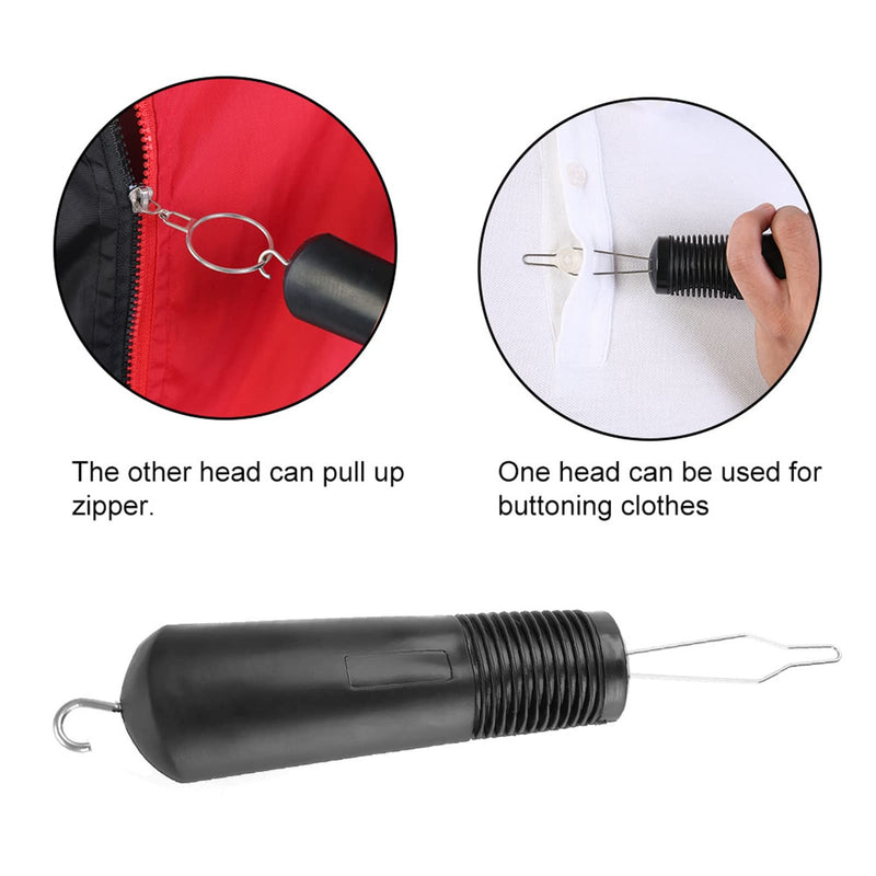 Button Hook and Zipper Pull Arthritis Aids Clothes Button Hook Helper for Seniors Helper Help to Zip Pants Puller Clothes Aid Joint Pain Patients Tool Button Aid Puller for Jackets - NewNest Australia