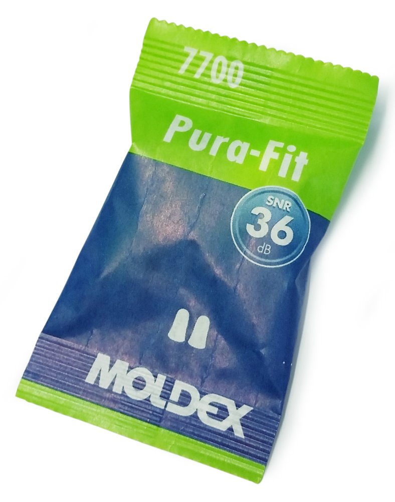Moldex Pura-Fit Disposable Plugs One Pair in Paper Bag SNR 36dB - NewNest Australia