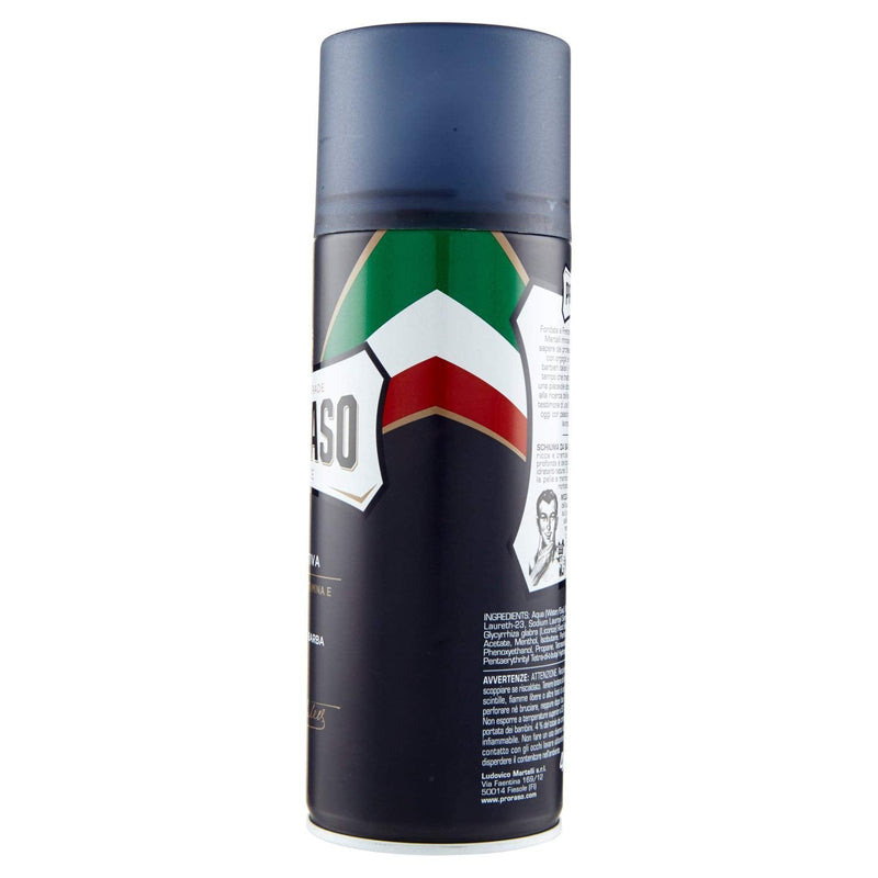 Proraso Blue Tutte Le Barbe Protettiva E Idratante Shaving Foam, Pack of 1 (1 x 400 ml) - NewNest Australia