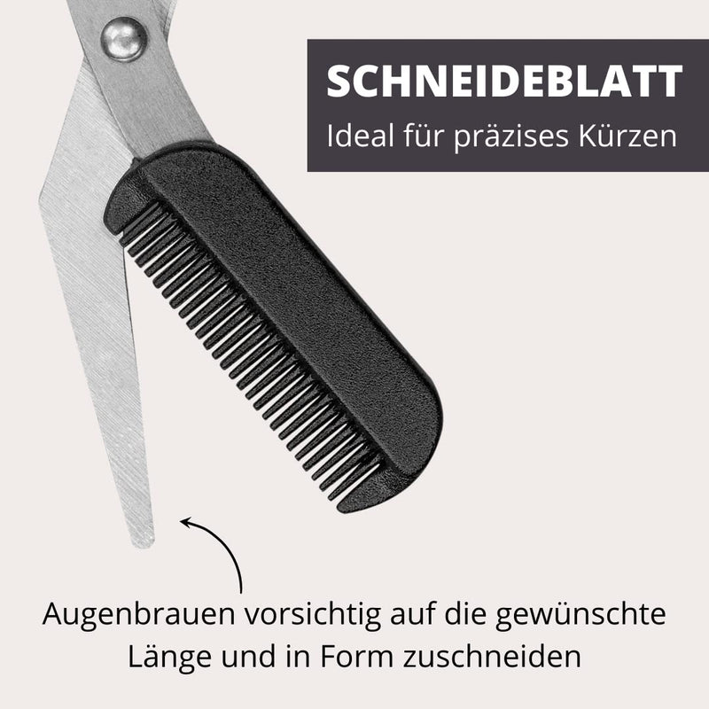 PARSA Beauty eyebrow scissors trimmer scissors with comb for shortening eyebrows and eyelashes for women and men - eyebrow trimmer - NewNest Australia
