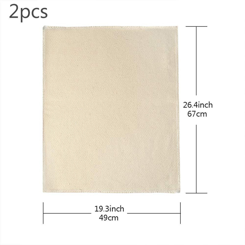 Pllieay Punch Needle Fabric, Embroidery Fabric, Monks Cloth for Punch Needle Embroidery Rug-Punch & Pinch Needle, 26.4 x 19.3 Inch 1 - NewNest Australia