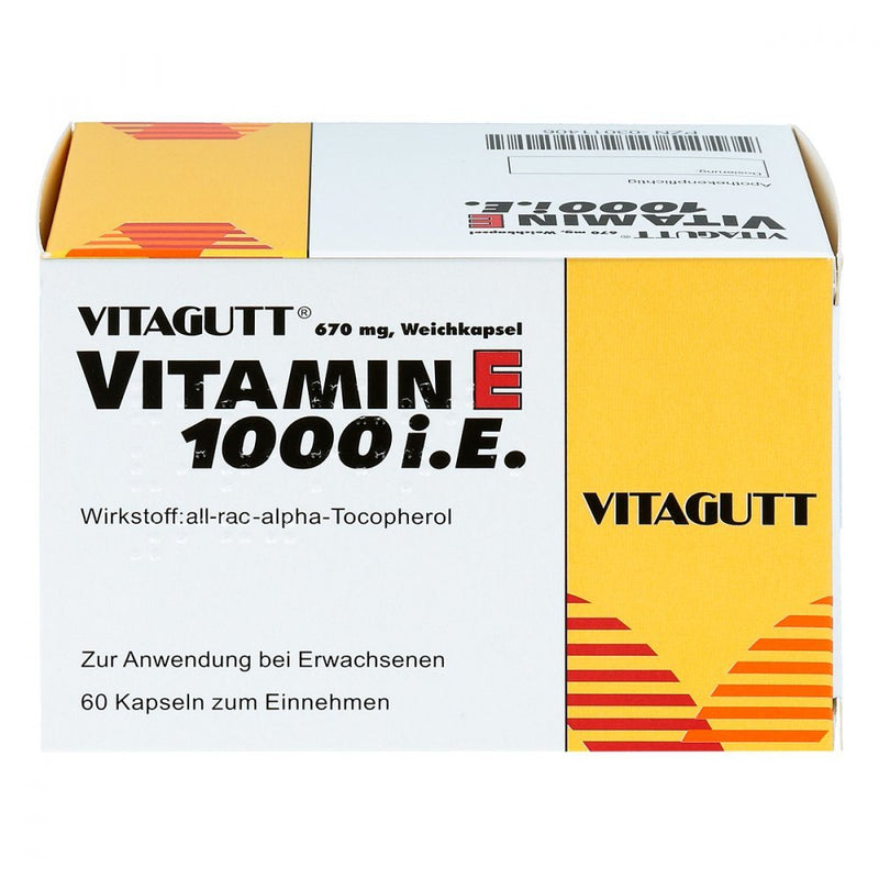 VITAGUTT Vitamin E 1000 soft capsules 60 pcs - NewNest Australia