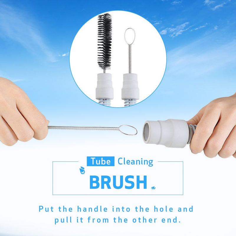 CPAP Tube Cleaning Brush – 7ft Flexible Stainless CPAP Mask and Tube Cleaning Brush and Handy 7.28in Mask Brush for Standard 22mm Diameter Tube – 2pcs - NewNest Australia