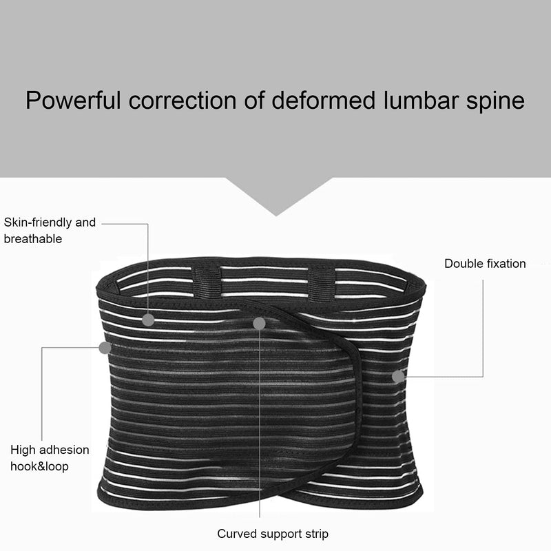 Back Support, Breathable Waist Belt For Lower Back, Tight Adjustable Lumbar Support For Sciatica, Herniated Disc, Scoliosis Back Pain Relief, Heavy Lifting (Medium) - NewNest Australia