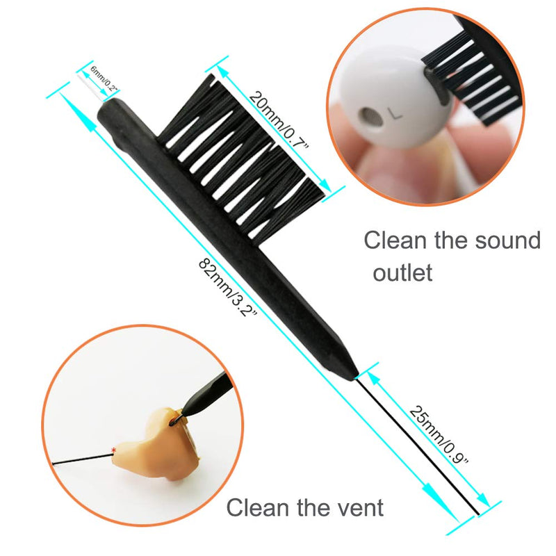 8 pieces hearing aid amplifier cleaning tools, earbuds/Headphones/Airpods cleaner brush kits with case - NewNest Australia