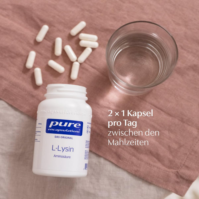 Pure Encapsulations - L-Lysine - Essential Amino Acid - 90 Capsules - NewNest Australia