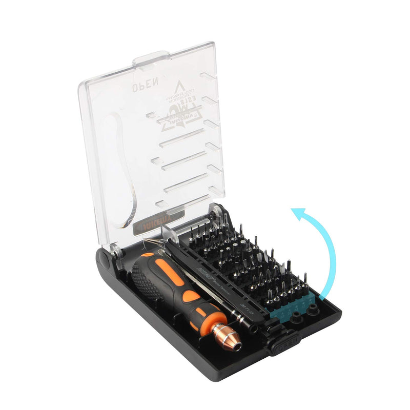 Jakemy 39 in 1 Screwdriver Set Precision Repair Tool Kit with 36 Magnetic Driver Bits Screwdriver Kit for iphone 11/X/8/7 Plus Cell Phone Macbook Laptop PC Black 8153-JM - NewNest Australia