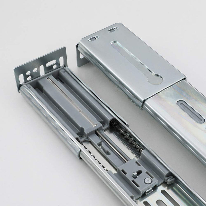 2 Pairs Rear Mounting Brackets for Drawer Slide Dresser Drawer Guides - LONTAN B4502 Cabinet Drawer Bracket Replacement Drawer Track Guide for 1.77 inch(45mm) Width Furniture Gilde 2 Pairs Rear Mount Brackets - NewNest Australia