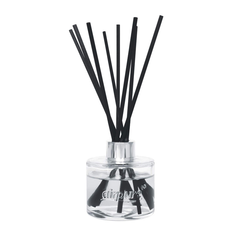 AIRPURE Reed Diffuser, 100ml Oil Set with Sticks, 8X Black Reeds, Continuous Room Scent, Diffusers for Home Use in Living Room, Kitchen or As Bathroom Freshener - Island Sunset Fragrance, 100MLRD-314 - NewNest Australia