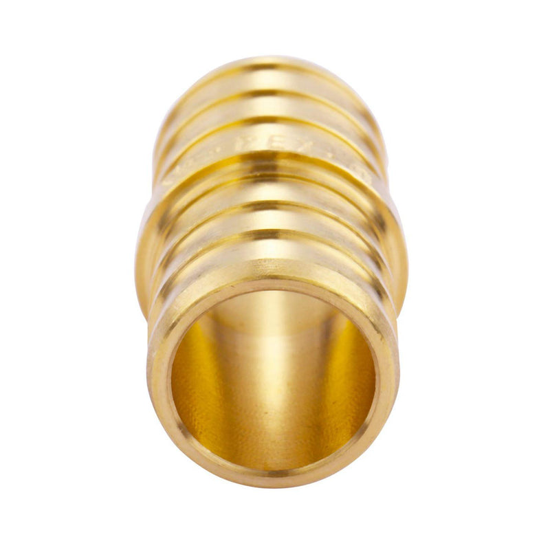 Litorange 3/4 inch Straight Coupling PEX 3/4" (pack of 8) Lead Free Brass Barb Crimp Pipe Fitting/Fittings Straight 8 PCS - NewNest Australia