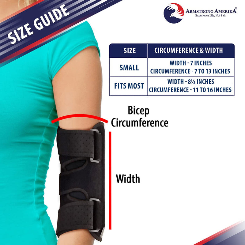 Elbow Splint Tendonitis Elbow Brace – Cubital Tunnel Brace for Sleeping - Tennis Elbow Support with Arm Compression Sleeve Elbow Immobilizer for Ulnar Nerve Brace Elbow Pain Men Women - Fits Most - NewNest Australia