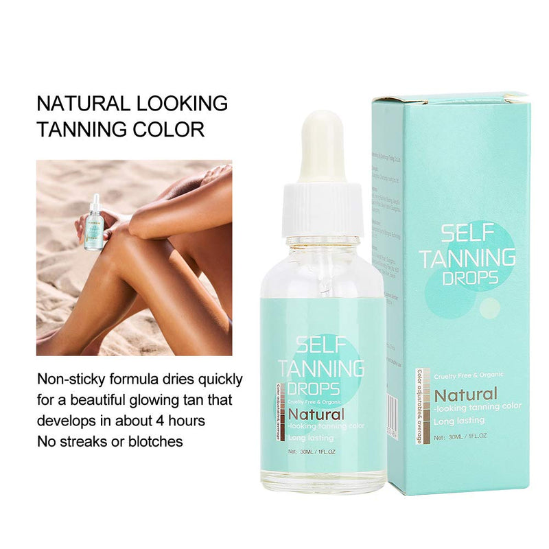 Self Tanners, Tanning Concentrated Drops Body Face Self Tanner Sunless Self Tanning Water - NewNest Australia