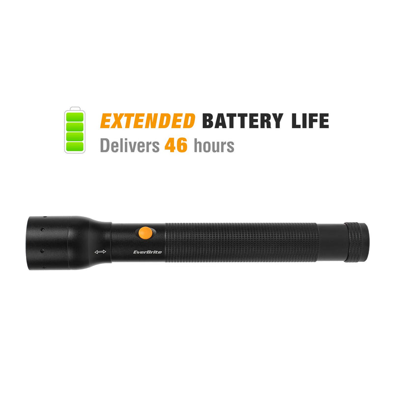 EverBrite Ultra Bright Tactical Flashlight, 900 Lumen Zoomable Adjustable Focus, 3 Light Modes, Heavy-duty Aluminum Torch for Hurricane Supplies Camping, Includes 3C Alkaline Batteries - NewNest Australia