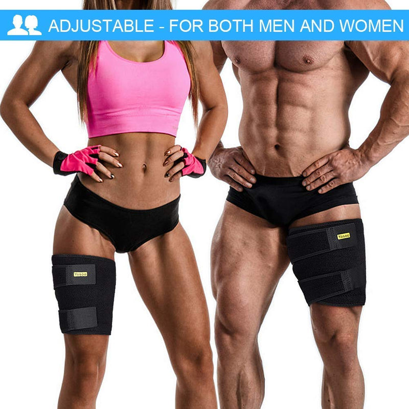 Adjustable Thigh Support Neoprene Thigh Brace with Non-Slip Strap, for Hip, Groin, Hamstring, Thigh, and Sciatic Nerve Pain Relief, Muscle Strain Prevention and Rehabilitation - NewNest Australia