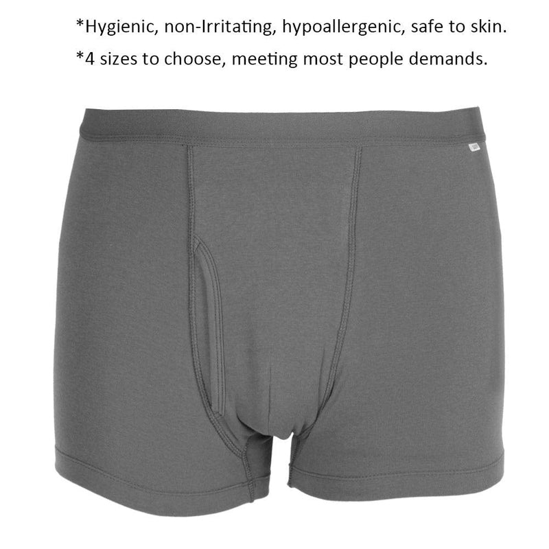 Incontinence Boxers Men,Men's Incontinence Underwear, Reusable Washable Urinary Incontinence Cotton Boxer Brief Underwear with Front Absorbent Area for Prostate Surgical, Elder, Long Driving(XXL) - NewNest Australia