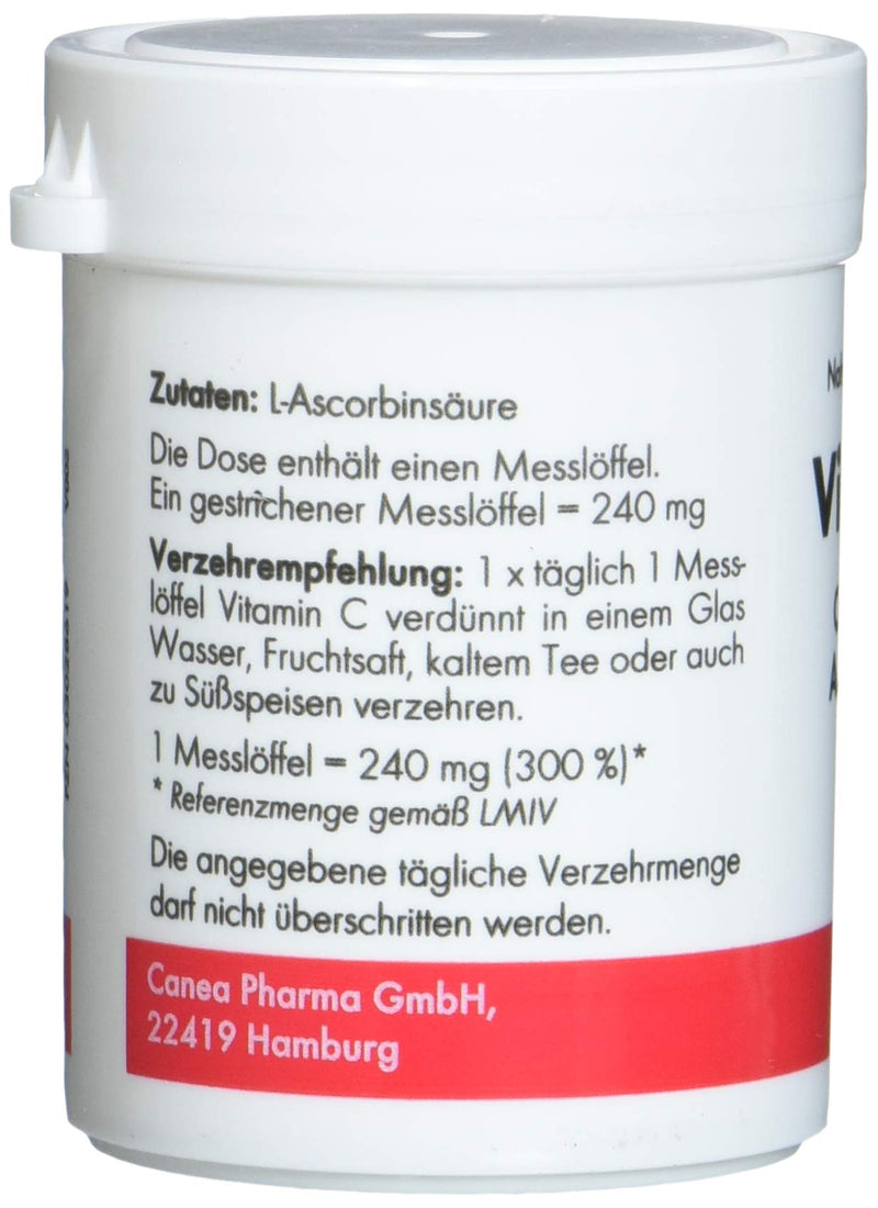 Pharma-Peter VITAMIN C CANEA ascorbic acid powder, 100 g can - NewNest Australia