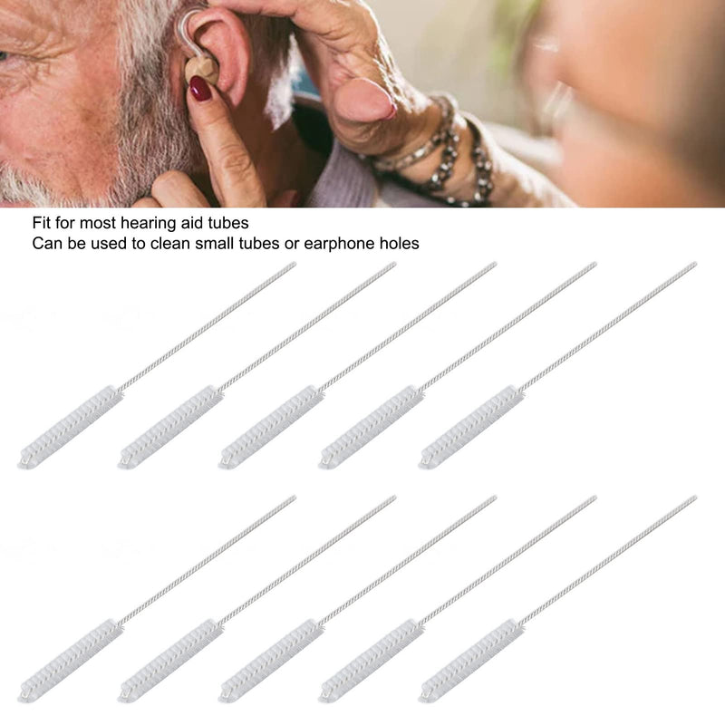 Pack Of 10 2.5 Mm Hearing Aid Cleaning Kits, Cleaning Brush For Hearing Aids, Hearing Aid Fan Brush, Professional Nylon Hair Hearing Aid Pipe Cleaning Tool Accessories - NewNest Australia