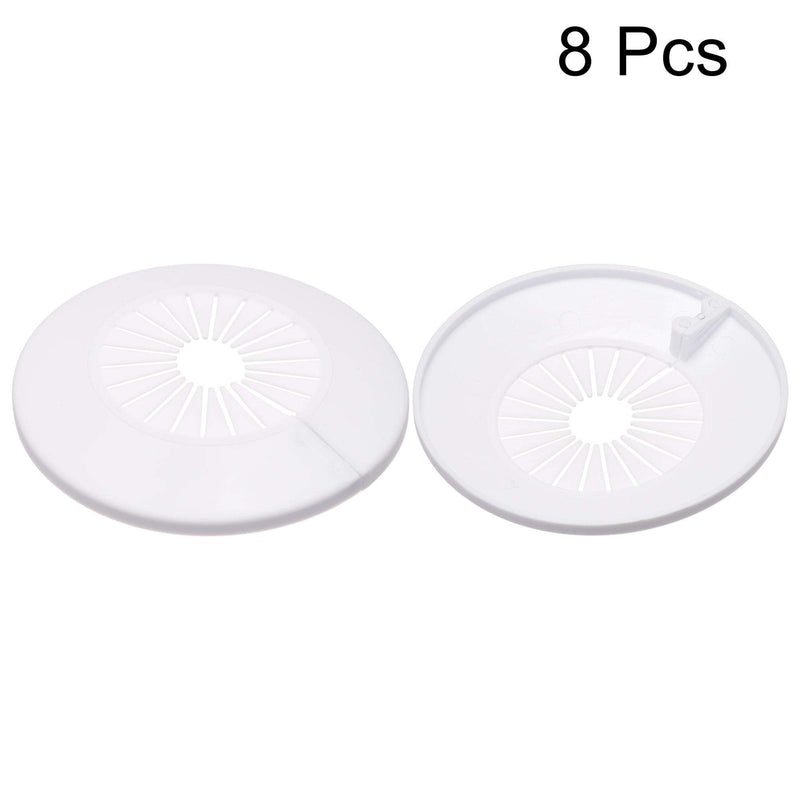 uxcell Pipe Cover Decoration, 30mm-55mm PP Radiator Escutcheon Water Pipe Drain Line Cover White 8pcs 30-55mm - NewNest Australia