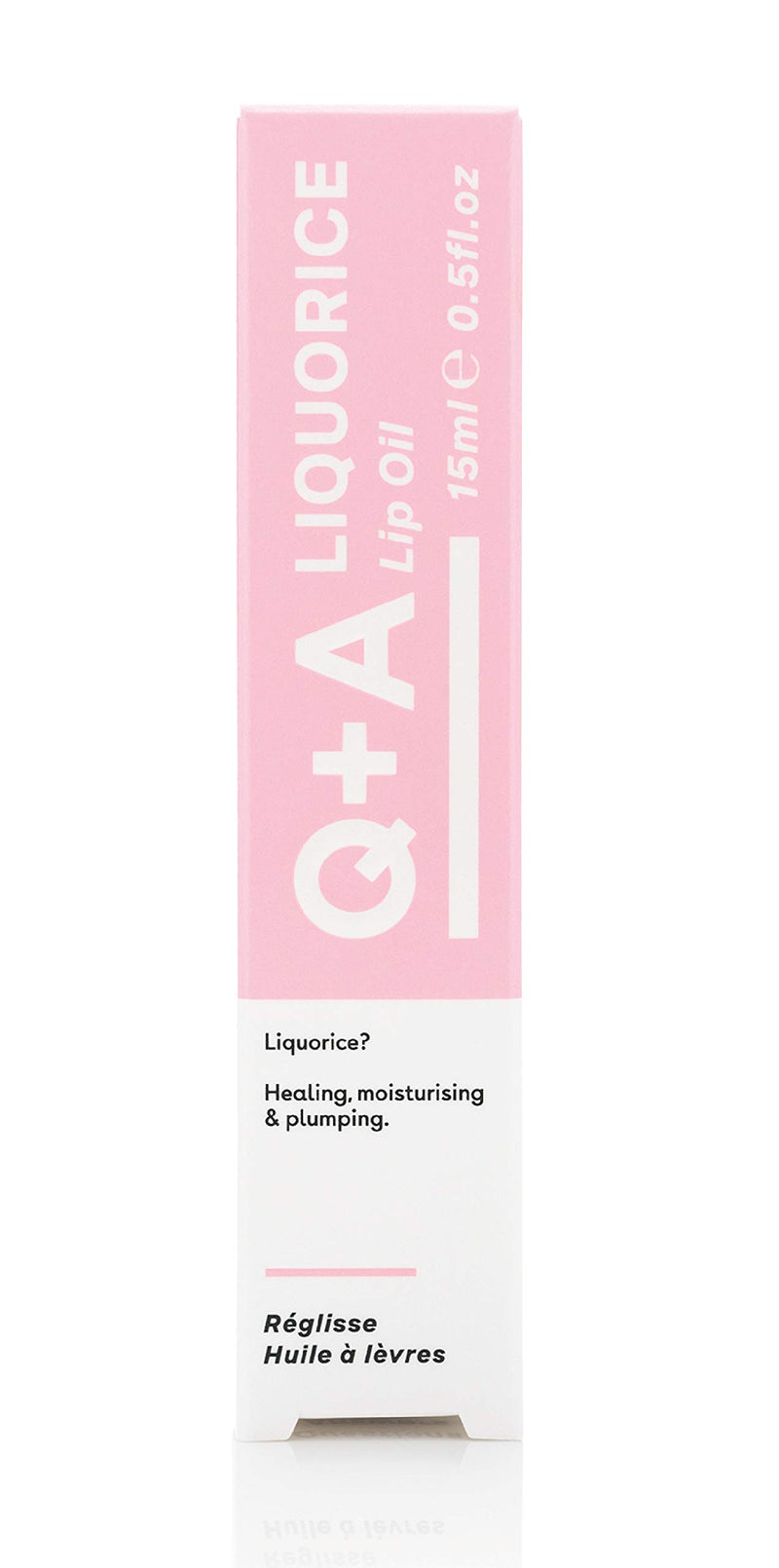 Q+A Liquorice Lip Oil. A hydrating, healing and plumping lip oil. 15ml/0.5fl.oz - NewNest Australia