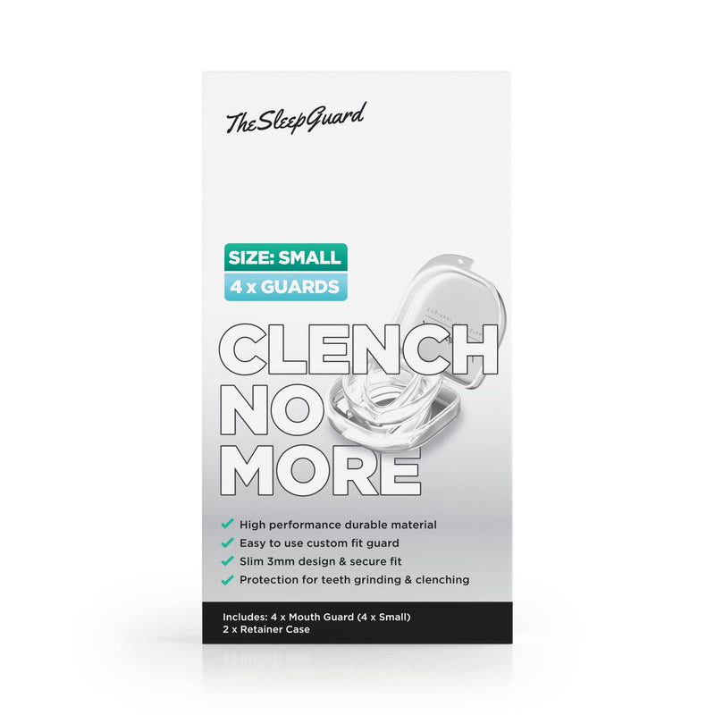 TheSleepGuard Mouth Guard for Teeth Grinding [Pack of 4, Small] Best Gum Shield for Grinding Teeth & Clenching at Night | Mouth Guard for Sleeping, Bruxism & TMJ Relief | Night Guard for Adults - NewNest Australia