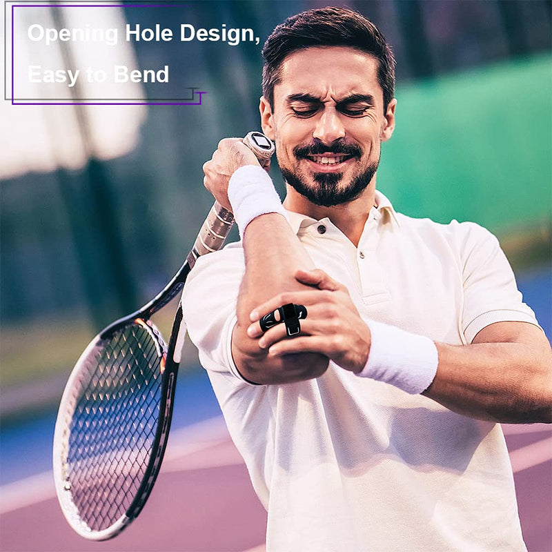 Milec Finger Splint Finger Support Adjustable Elastic Compression Protector, Finger Brace Relieve Joint Pain Finger Sleeves Finger Guard Sport for Basketball Volleyball Tennis Baseball L - NewNest Australia