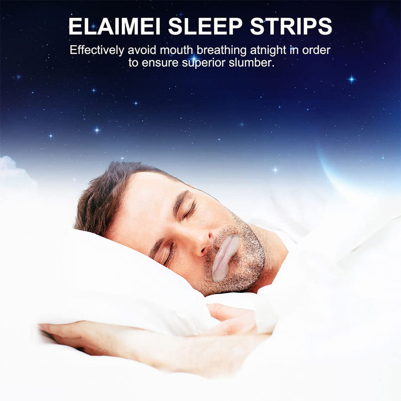 90 X Sleep Strips Mouth Tape For Nose Breathing Less Mouth Breathing Improved Nighttime Sleeping Instant Snoring Relief Snoring Aids Straps Stop Snoring For Mouth Breathers For Adults For Men - NewNest Australia