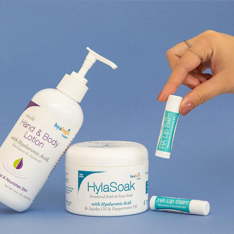 Hyalogic Hydrating Lip Plumping Balm w/Hyaluronic Acid | Dry Lips | Natural Moisturizing Lip Balm | Gluten & Fragrance Free, Unflavored (0.15oz) 4.25g 0.15 Ounce (Pack of 1) - NewNest Australia