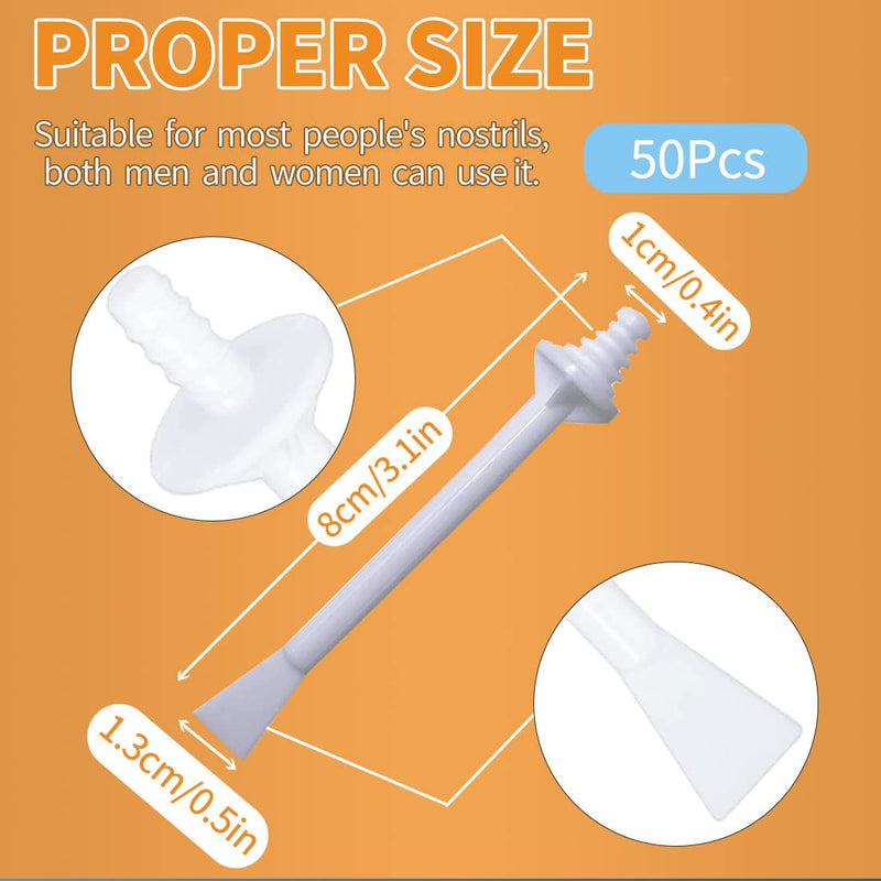 Nose Wax Applicators, Nose Wax Sticks, Nose Hair Wax Applicators, Wax Sticks Applicators, For Nostril Cleaning And Nose Hair Removal, Available For Men And Women - Pack Of 50 - NewNest Australia